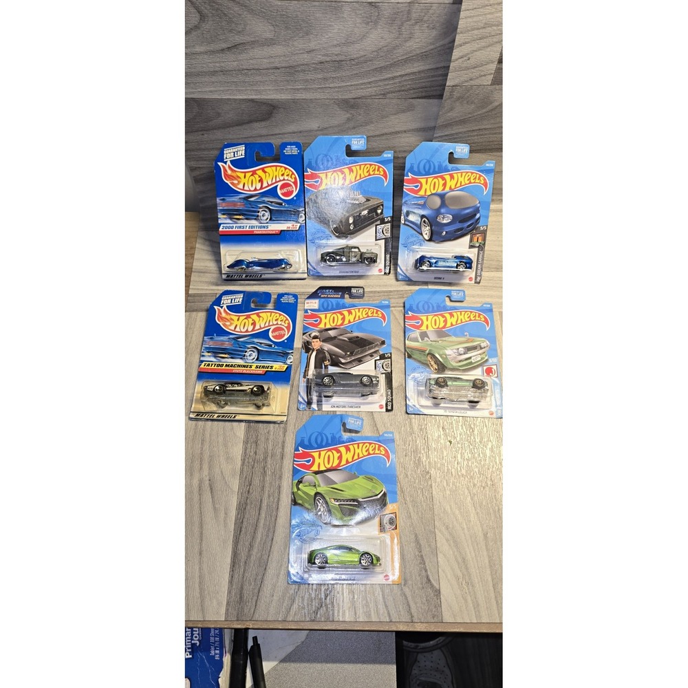 Hot Wheels 1:64 Diecast Car Lot 7 Unopened